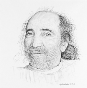 32965 Portret van Luigi Amati, beeldend kunstenaar, wonende te Bunnik.